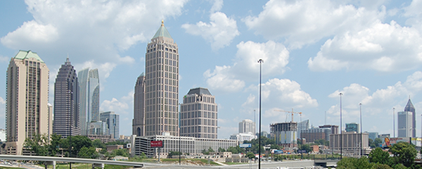 Vista de la Ciudad de Atlanta, Georgia