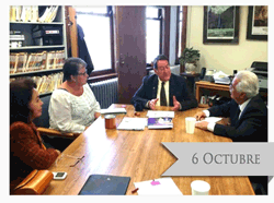 Encuentro con el Alcalde de Helena, James E. Smith.