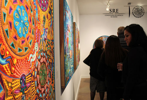 Huicholes: Un pueblo en busca del amanecer Inauguracion de Exposición Huicholes