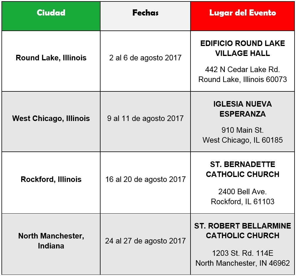 Calendario Consulado Sobre Ruedas