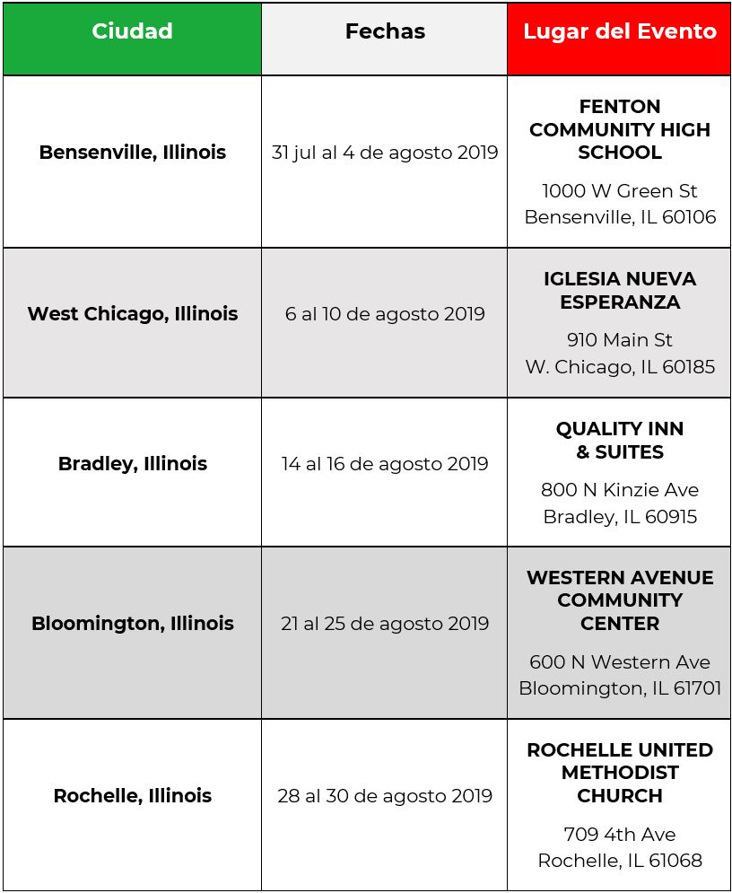 Calendario Consulado Sobre Ruedas