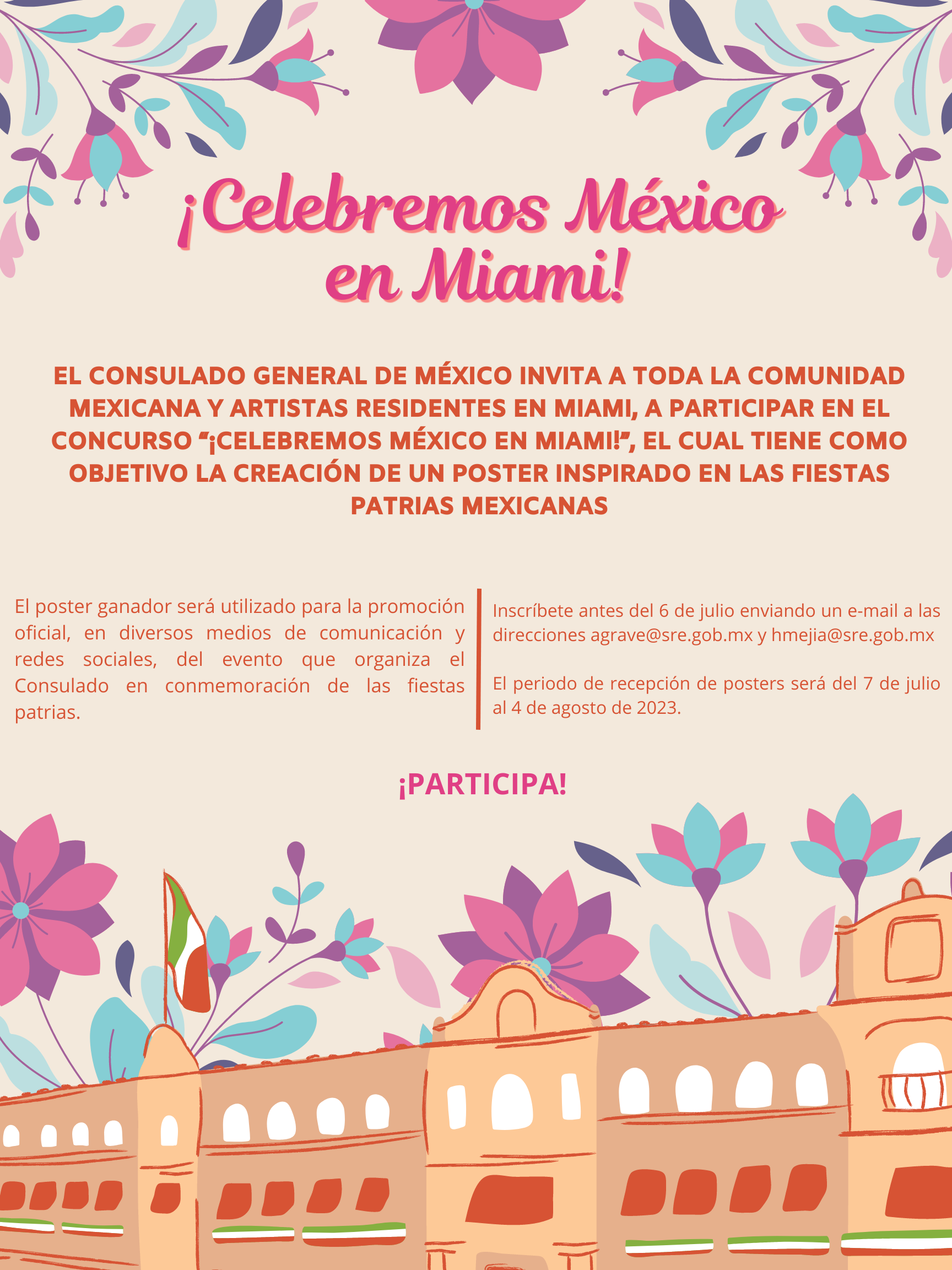 CONCURSO POSTER OFICIAL FIESTAS PATRIAS DE MÉXICO