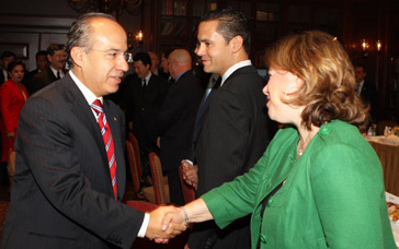 Presidente Calderon y Sector Turístico Canadiense Presidente Calderon y Sector Turístico Canadiense