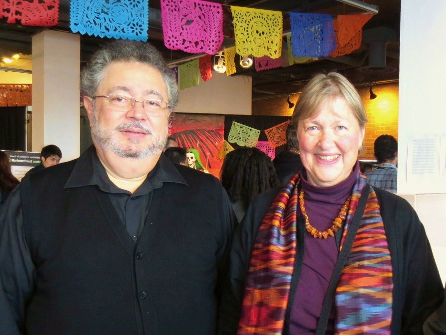 Cónsul General Mauricio Toussaint y la curadora del festival Diane Wolfe